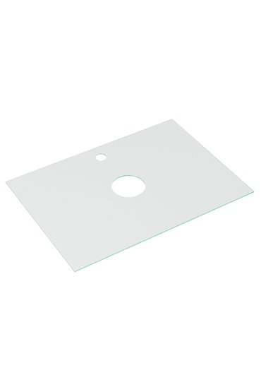 vidro incolor 60 cm gabinete nicole fundo branco